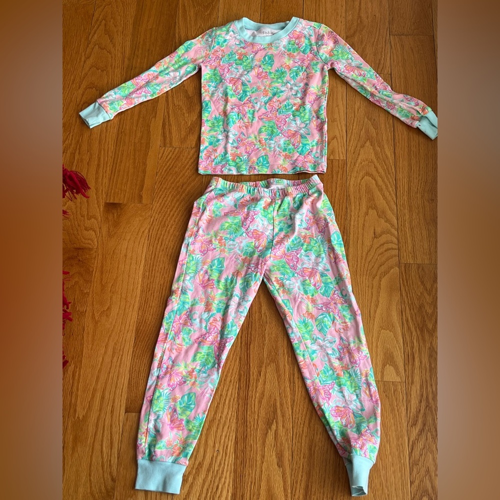 Floral Kids Pajamas Set